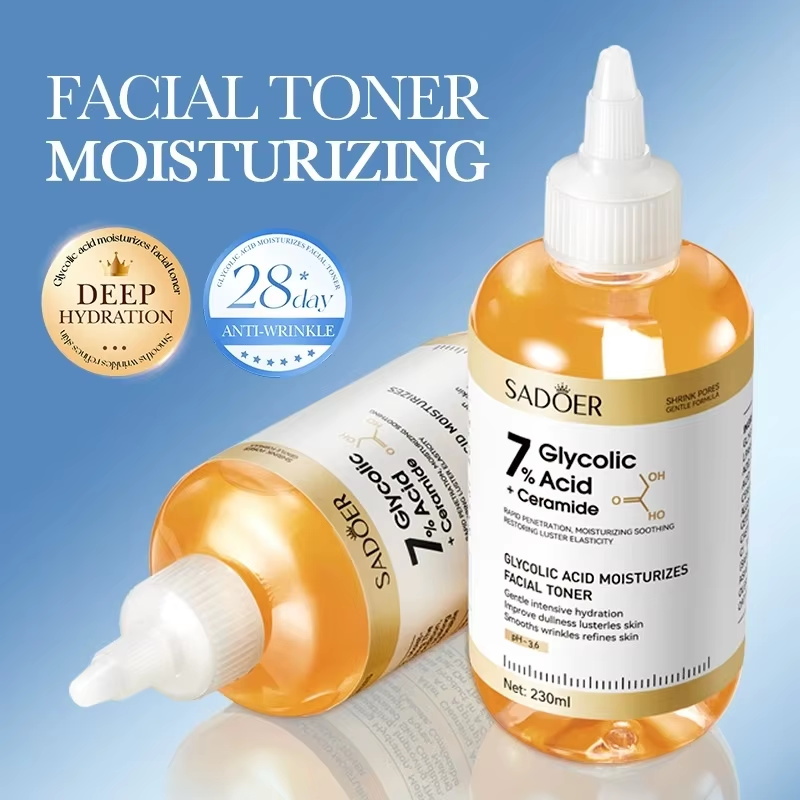 SADOER グリコール酸トナー フェイスセラム フェイシャ - Essence Serum Toner のレビューと価格