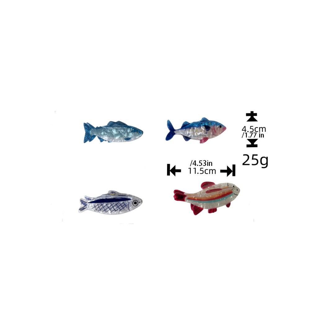 ヘアピン 海洋動物 ヘアクリップ PVC ツナ 魚類 ヘアク - Lifestyle In Korean のレビューと価格