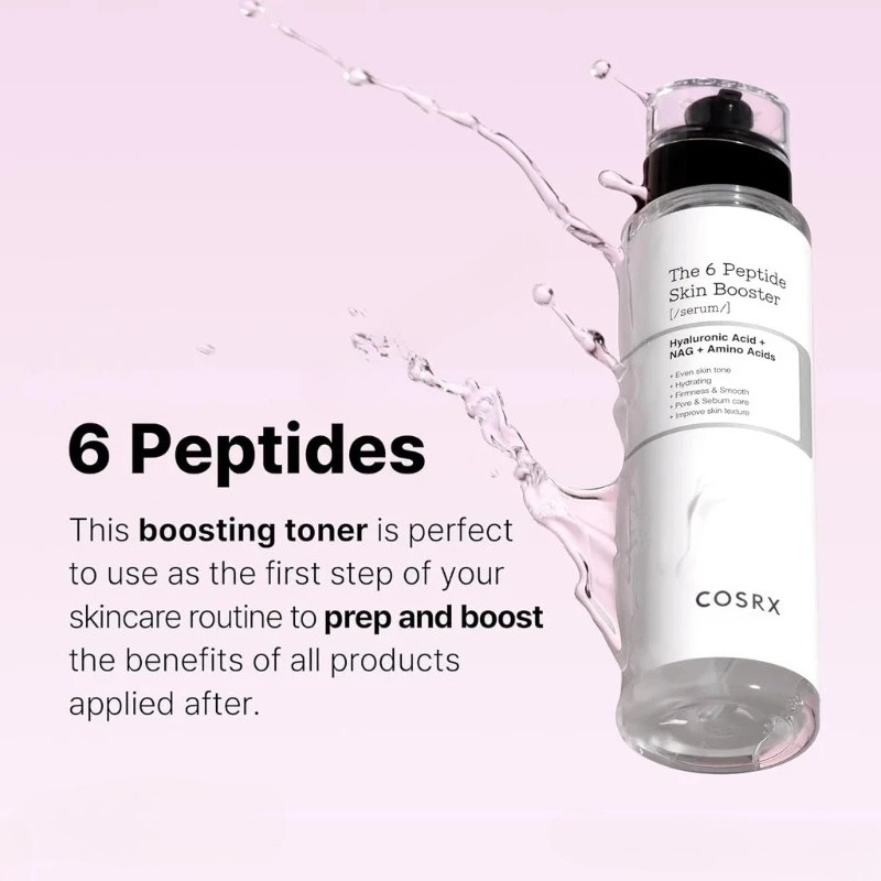 韓国スキンケア 6倍ペプチドブースタートナーセラム、ナイアシ - Essence Serum Toner のレビューと価格