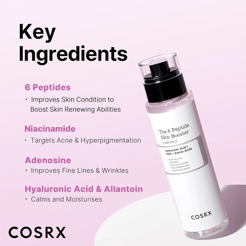 韓国スキンケア 6倍ペプチドブースタートナーセラム、ナイアシ - Essence Serum Toner のレビューと価格