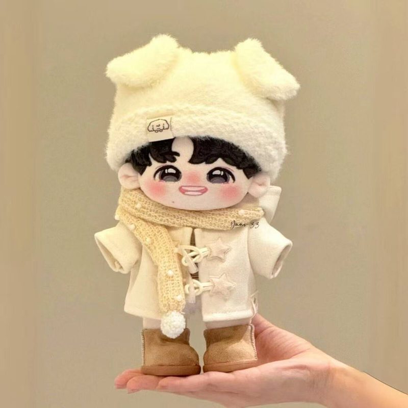 20cmコットン人形服ふわふわシリーズ白いコート衣装セット韓 - Modern Korean Lifestyle のレビューと価格
